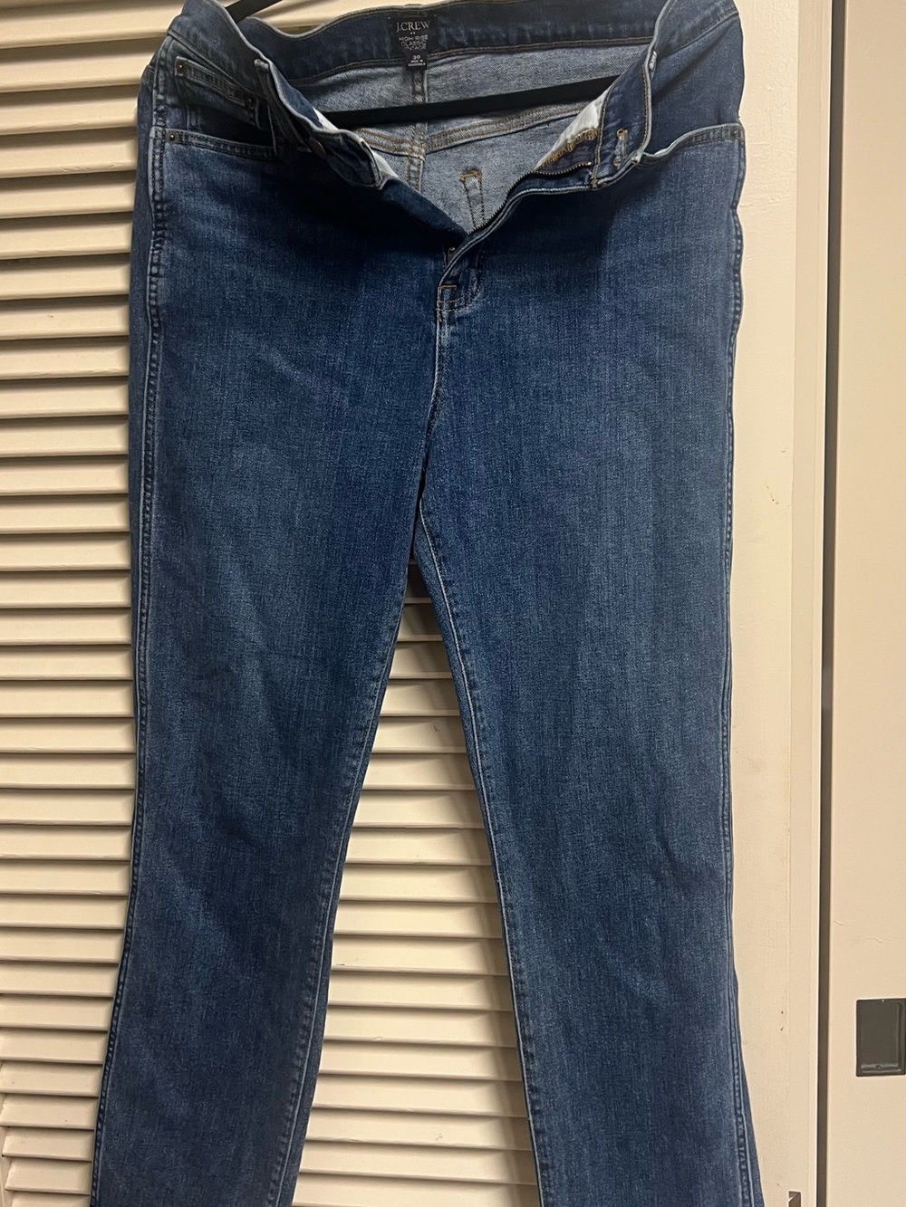J. Crew Skinny Jeans in Dark Blue Wash